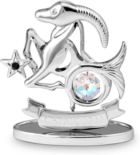 Vista 20 de CRYSTOCRAFT Regalo de sagitario, adorno de constelación con cristal austriaco, adorno de cristal de signo del zodiaco, colección de decoración