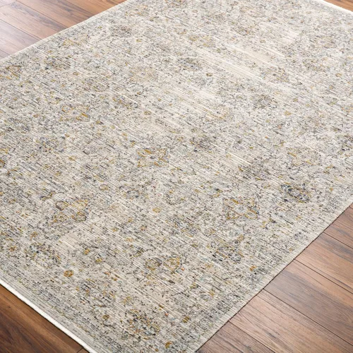 Vista 9 de Livabliss x Becki Owens Margaret - Alfombra vintage lavable para exteriores, 2 pies 7 pulgadas x 7 pies 3 pulgadas, gris medio, (7 pies y menos)