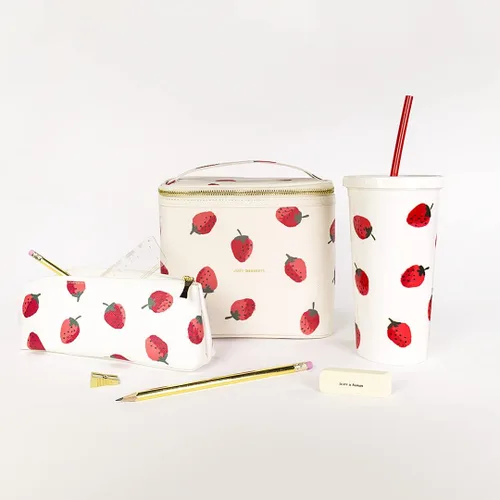 Vista 3 de kate spade new york Vaso acrílico de 20 onzas, fresas