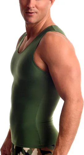 Vista 2 de Insta Slim musculosa de compresión muscular (Int) para hombre