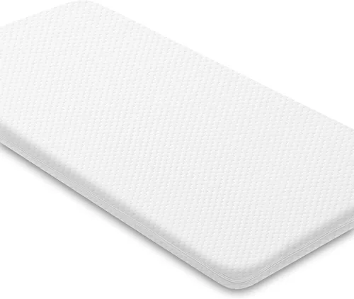 Vista 8 de Lisara Colchón para Moisés de Bebé, 30 x 18 pulgadas, Colchón de Espuma Viscoelástica de Gel de Doble Cara para Moisés con Cubierta Impermeable