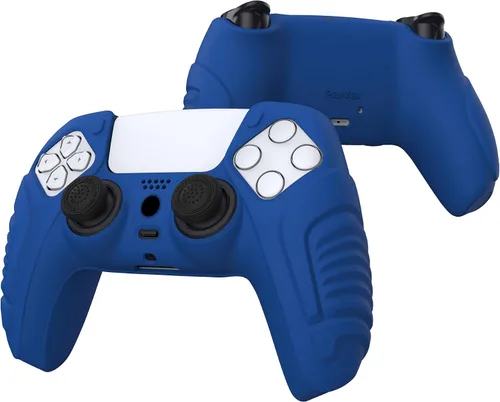 Vista 9 de PlayVital Raging Warrior Edition Controller Protective Case Cover for PS5, Anti-Slip Rubber Protector for PS5 Wireless Controller, Soft Silicone