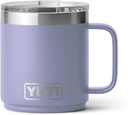 Vista 9 de YETI Rambler - Taza apilable de 10 onzas, aislada al vacío, acero inoxidable con tapa MagSlider, acero inoxidable