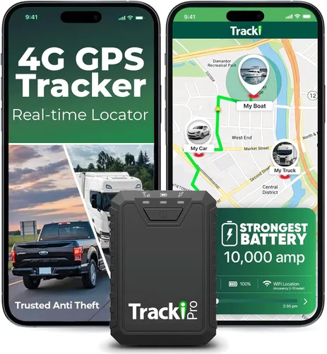 Vista 10 de Tracki Rastreador GPS Pro para vehículos, suscripción de 12 meses incluida, seguimiento de autos y activos durante meses, rastreador GPS oculto