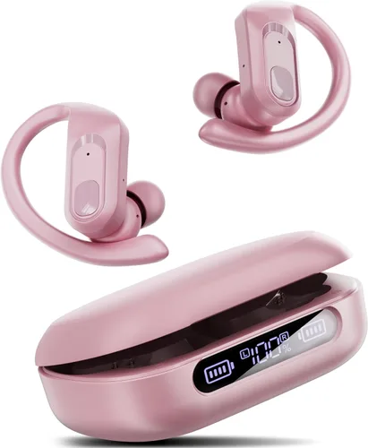 Vista 8 de occiam Auriculares inalámbricos con cancelación activa de ruido, auriculares Bluetooth, reproducción de 96 horas, llamadas claras, impermeables