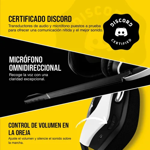 Vista 6 de Corsair Void RGB Elite - Auriculares inalámbricos para juegos, sonido envolvente 7.1, micrófono omnidireccional, almohadillas de malla
