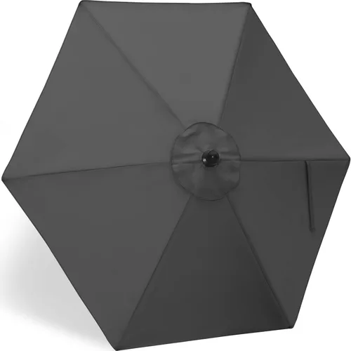 Vista 12 de ABCCANOPY Sombrilla para Exteriores de 7.5 pies, Repuesto de Cubierta Superior Compatible con 6 Varillas (Azul)