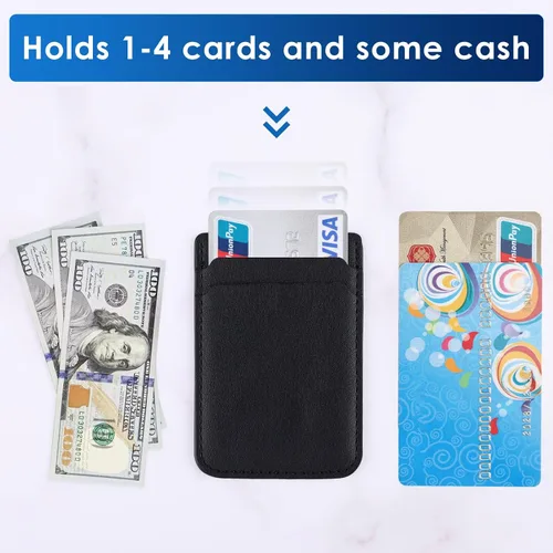 Vista 3 de Fulgamo - Cartera de teléfono para teléfono, tarjetero para funda de teléfono, tarjetero para teléfono