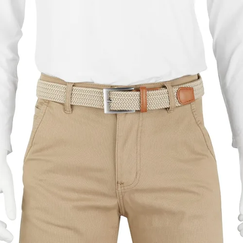 Vista 4 de Lavemi Mens Belt, Stretch Elastic Casual Woven Sport Golf Braided Belts for Men,Gift Box