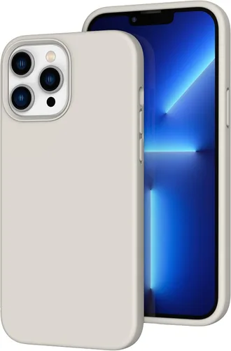 Vista 53 de Funda de silicona líquida compatible con iPhone 12 Pro Max 6.7 pulgadas, funda de gel de protección completa con forro de microfibra, funda