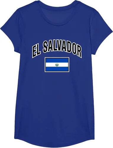 Vista 19 de Camiseta salvadoreña Orgullosa Bandera de El Salvador, Negro