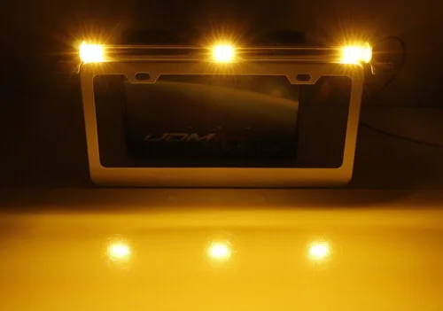 Vista 3 de iJDMTOY Kit de luz de conducción de 3 puntos LED ámbar estilo Raptor, ajuste universal compatible con todos los camiones, SUV, RV