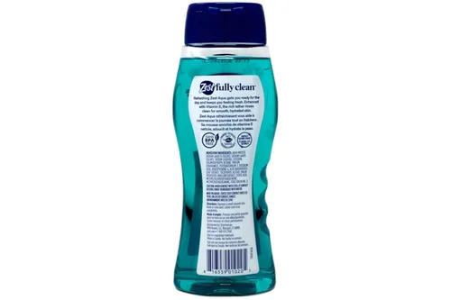 Vista 4 de Zest Gel de baño, aguamarina, 18 onzas, paquete de 2