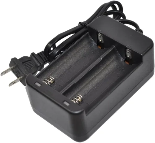 Vista 4 de 26650 Cargador de batería AC pared doble doble doble canal universal para 3.2V/3.6V/3.7V li-ion 22650 recargable s1a