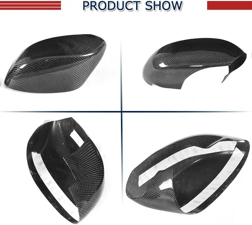 Vista 5 de Z4 Cubiertas de espejo retrovisor lateral de fibra de carbono para BMW Z4 E85 2002-2008 estilo adicional tapas de espejo retrovisor (02-08 Z4)