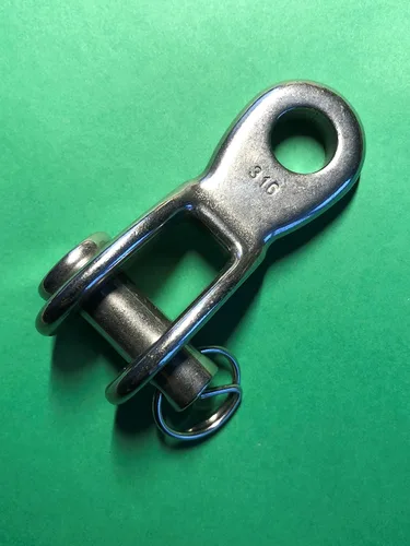 Vista 5 de US STAINLESS 2 piezas de acero inoxidable 316 palanca de aparejo 1/2" (12 mm) grado marino