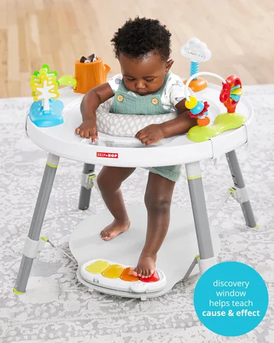 Vista 2 de Centro de actividades Skip Hop para bebés, con tres estaciones, multifunción, para niños de 4 meses