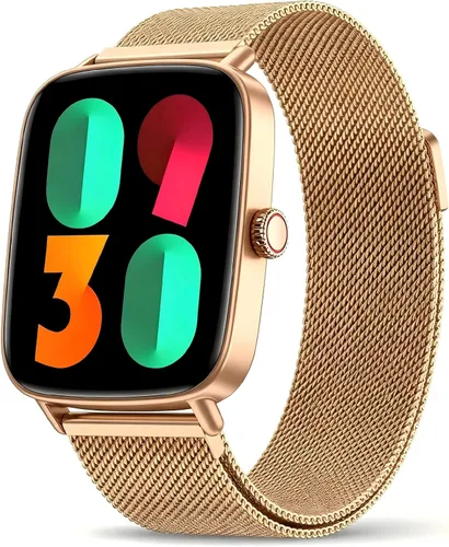 Vista 9 de ENOMIR Reloj inteligente para mujer, color negro