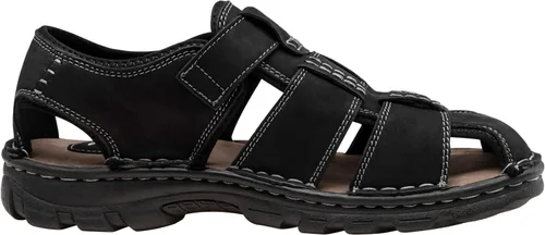 Vista 4 de Jousen Men's Sandals Leather Open Toe Beach Sandal Outdoor Summer Sport Sandals