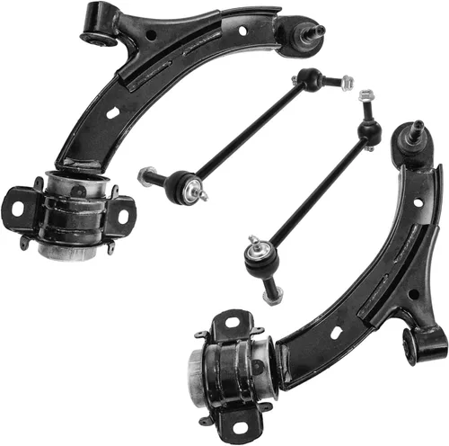 Vista 69 de Detroit Axle - 4 piezas de brazos de control traseros para Ford C-Max, Focus, Mazda 3 5, Volvo C30, C70, S40, V50, 4 brazos de control superiores e