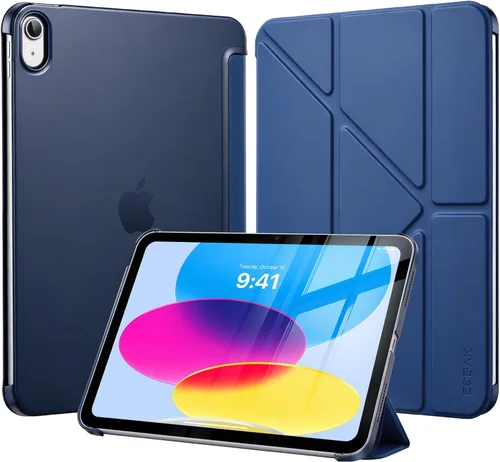 Vista 32 de CoBak Funda para iPad (A16) 11ª generación de 11 pulgadas 2025, iPad de 10.9 pulgadas 2022, funda protectora delgada con carcasa trasera translúcida