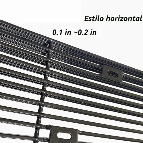 Vista 4 de Inserción de parrilla frontal para 2006 Chevy Silverado 1500/2005-2006 2500HD/3500 Cubierta de protección de parrilla de aluminio billet cromado