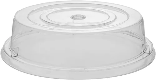 Vista 12 de Restaurantware Cater Tek - Cubierta de placa de policarbonato de 9.4 pulgadas, 1 cubierta de plato inastillable, lavable en lavavajillas para placa