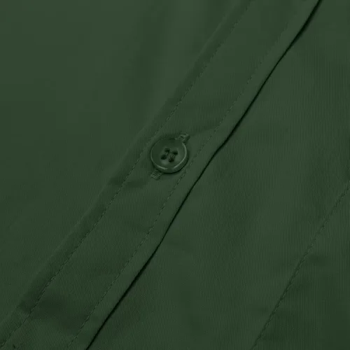 Vista 4 de WULFUL Camisa de vestir casual de manga larga para hombre, de algodón, con botones, ajuste regular