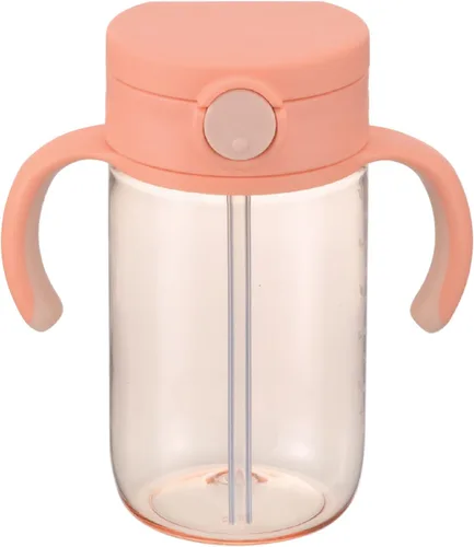 Vista 10 de Vaso para beber con popote de silicona y asas extraíbles, 10 onzas, fácil agarre para bebés y niños pequeños Honeydew