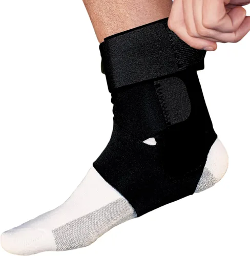 Vista 9 de ACE Estabilizador de tobillo Deluxe, ajustable, negro, 1 unidad (paquete de 2)