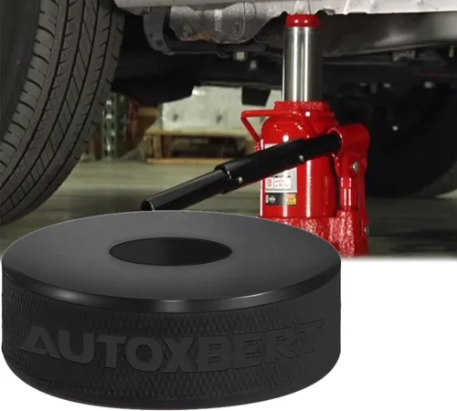Vista 8 de AUTOXBERT Almohadilla de goma para gato de botella, adaptador antideslizante, bloque de soporte, herramienta de elevación para la mayoría de gatos
