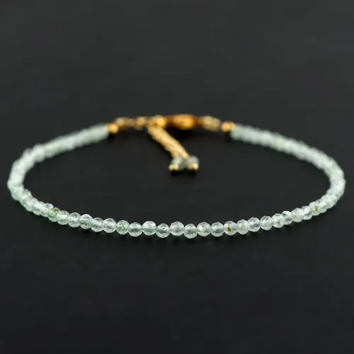 Vista 2 de Gemstone Beads Bracelet Gold 1