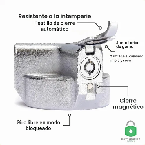 Vista 5 de La tapa de bloqueo sin ventilación Flow Security Systems para aceite de calefacción, refrigeradores, transferencia y tanques de combustible