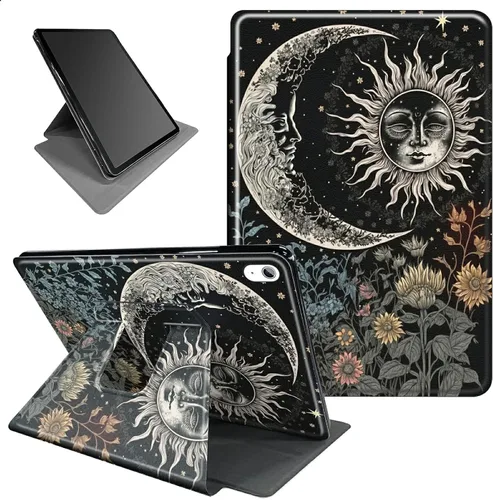 Vista 72 de Funda para iPad mini 6 para iPad mini 6ª generación 8.3 pulgadas 2021 360 grados giratorio soporte ligero protector inteligente cubierta