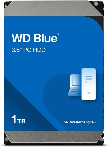 Vista 3 de Western Digital Disco duro interno WD de 500 GB para PC azul - 5400 RPM, SATA 6 Gb/s, caché de 64 MB, 3.5" - WD5000AZRZ