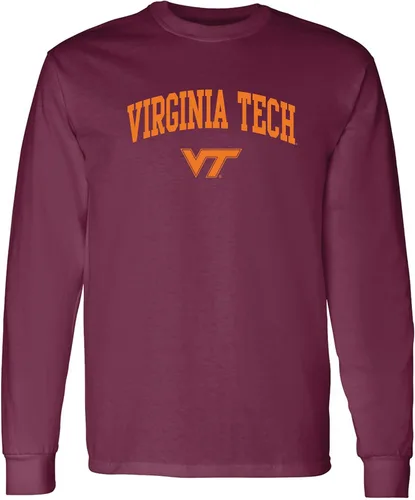 Vista 165 de NCAA oficial de College – University Team Color Arco Logo Manga Larga
