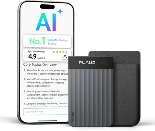 Vista 11 de Plaud Grabadora de voz Note Pro AI Transcribir y resumir para llamadas de Plateado
