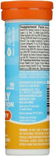 Vista 2 de Nuun, Immunity Orange Citrus, 1.9 onzas