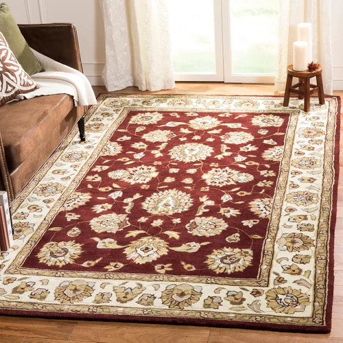 Vista 14 de SAFAVIEH Total Performance Collection - Alfombra decorativa, 2 x 3 pies, marrón y marfil, oriental, enganchada a mano, no desprende pelusa