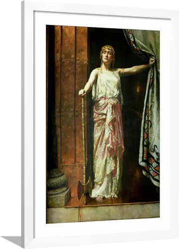Vista 9 de ART.COM Impresiones artísticas enmarcadas para pared, Clytemnestra, 1882 por John Collier, decoración de cultura mundial, 12 x 18 pulgadas, marco