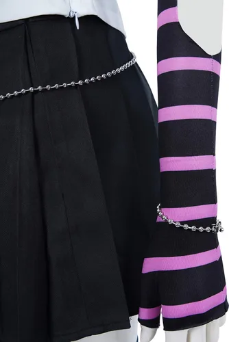 Vista 5 de Anime Womens Girls Mioda Ibuki Cosplay Costume Sailor Dress High School Uniform Outfit for Adult