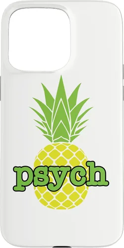 Vista 31 de Funda blanca para iPhone 16 Psych Pineapple Fruit