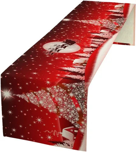 Vista 22 de Camino de mesa con estampado de vaca, camino de mesa estilo occidental con estampado de cuero de vaca en blanco y negro, decoración de mesa