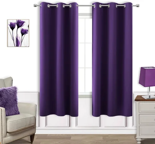 Vista 195 de KOUFALL Cortinas de Baño Aqua para Ventana, Juego de 2 Paneles Decoración Costera Cortinas Cortas Opacas para Ventana Pequeña de Cocina Puerta