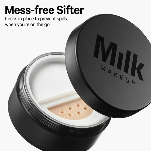 Vista 5 de Milk Makeup Pore Eclipse Matte Translucent Setting Powder – Controls Shine, Blurs Pores + Sets Makeup Up to 16 Hours – Weightless, Talc-Free Formula