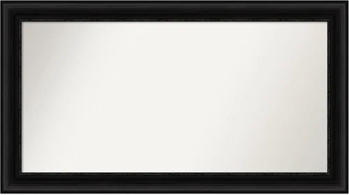 Vista 367 de Amanti Art Espejo personalizado, espejo de baño negro puente, espejo de pared o espejo de tocador de baño sobre el fregadero (26 x 26 pulgadas)