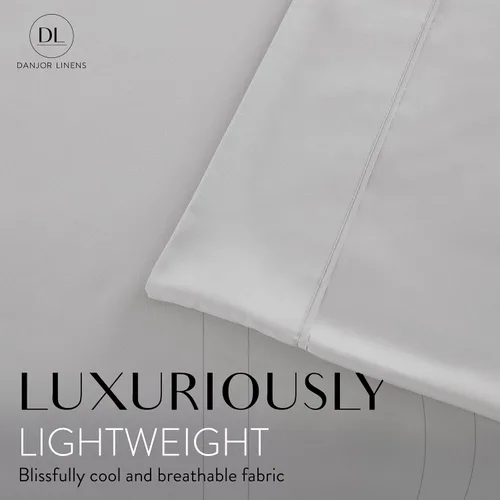 Vista 3 de Danjor Linens Sábanas de litera individual con 2 fundas de almohada, bolsillos profundos de microfibra cepillada ligera, juego de ropa de cama 02
