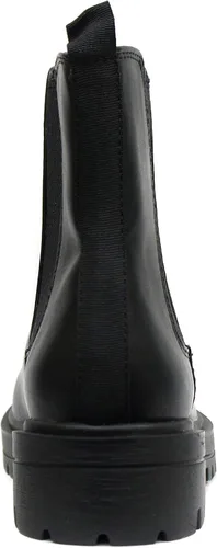 Vista 5 de Soda Pilot Botines Chelsea de tacón bajo para mujer con doble elástico