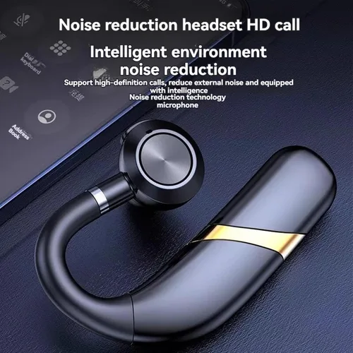 Vista 7 de Auriculares inalámbricos Bluetooth con micrófono, auricular único