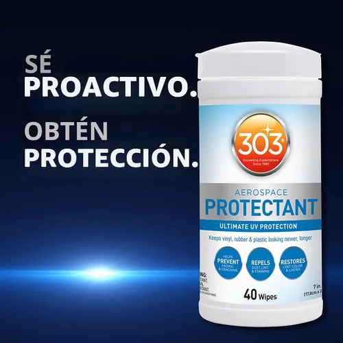 Vista 5 de Protector de vinilo 303 (30302) Protector UV en aerosol para vinilo, plástico, caucho, fibra de vidrio, y más